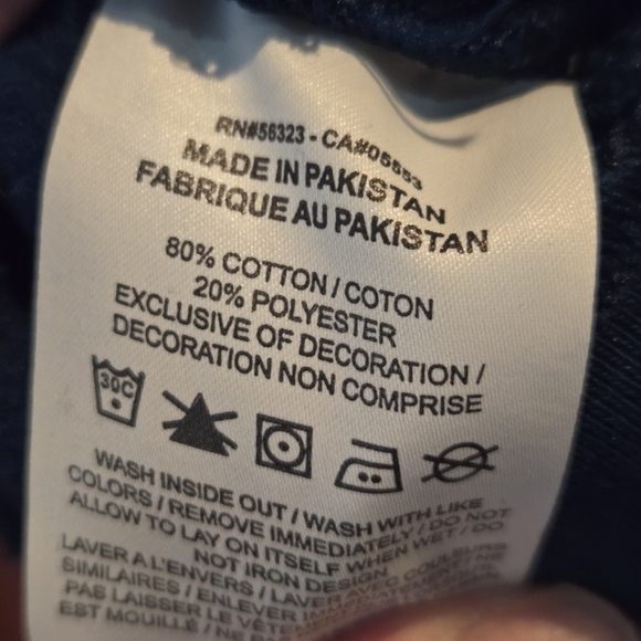 Nike Women's Blue Cropped Sweater - Picture 4 of 6